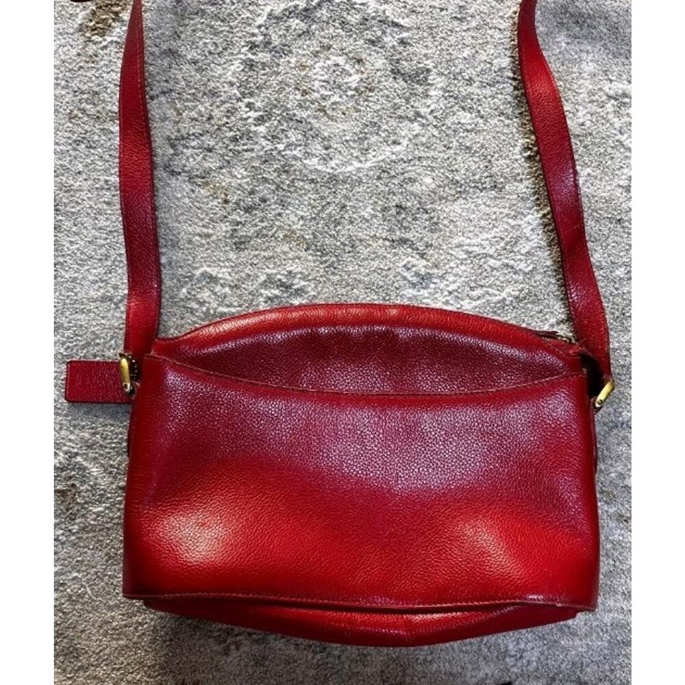 VINTAGE COACH Red Purse Handbag Pocketbook - Picture 3 of 8